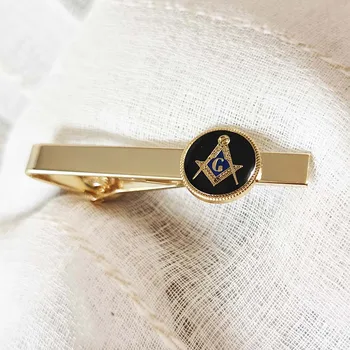 1 buc Compas Masonic și Pătrat Clip Cravată Email Francmasoneria Gratuit Zidari Ambarcațiuni Email Negru G Bare de Metal