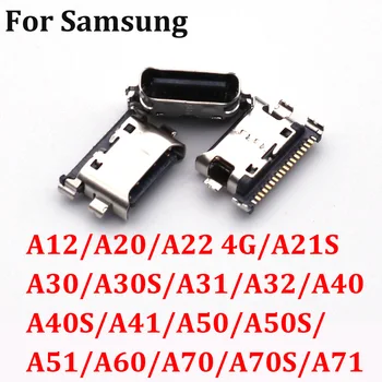 100buc Încărcător USB Port de Încărcare Conector Dock Pentru Samsung A12 A20 A22 A21S A30S A31 A32 A40S A41 A50S A51 A60 A70S A71