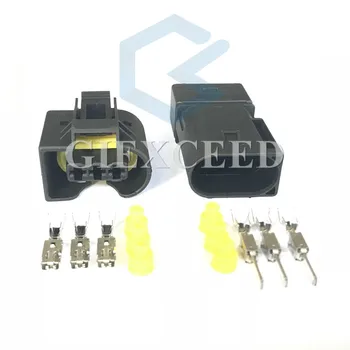 2 Seturi de 3 Pin 09 4413 11 / 22140492050 Injector Auto Conector Senzor ABS Conectați cabluri Electrice Soclu Pentru Benz, BMW Kostal