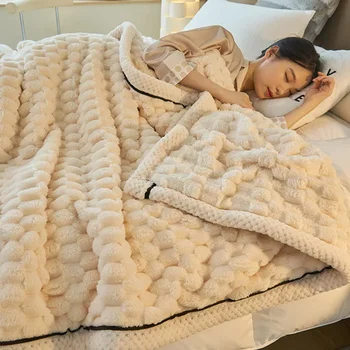 2023 NOI Coral catifea pătură de canapea aer condiționat pătură singură pătură mică quilt toamna și iarna