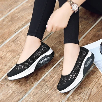 2023 NOI de Vara-coreean Plasă de Confortabil Femei Pantofi Respirabil Gol Mers pe jos de Sport Adidasi Casual Plat Doamnelor
