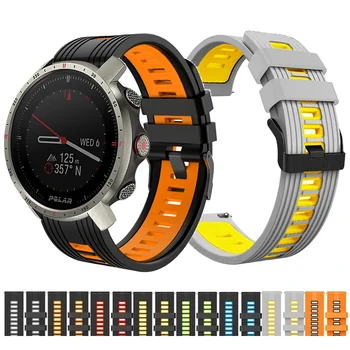 22mm Silicon WristStrap Pentru POLAR Grit X Pro Titan Curea Watchband Pentru Polar Vantage M M2 Trupa Smartwatch Brățară Accesorii