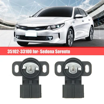 35102-33100 Poziție a Clapetei de accelerație Senzor de Auto-Senzor TPS pentru-Hyundai-Kia Sedona Sorento 2 buc
