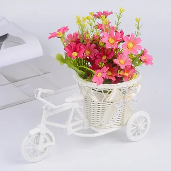 5 Culori De Biciclete Decorative Coș De Flori De Nunta De Decorare Design Triciclu Ghiveci De Depozitare Coș De Partid Decor Oală