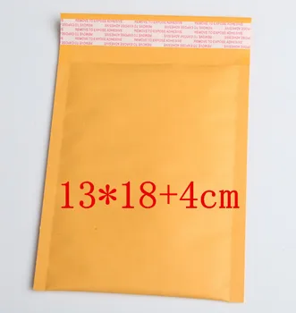 50pcs/LOT 130x220mm Producător Kraft pungi cu bule de corespondență căptușit plicuri de hârtie mailer CORESPONDENȚĂ sac de 13*18+4cm
