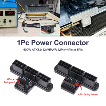 600W ATX3.0 12VHPWR 12P+4P 180 de Grade Conector de Alimentare Convertor 3x8P La 40 Series placă Grafică Putere de Aprovizionare Conector de Direcție