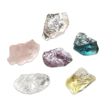 6pcs/lot Naturale Fluorit Prime de Piatră prețioasă Cristal de Cuarț Piatră Punct de Vindecare Bagheta Piatra Ametist Culoare Aleatorii