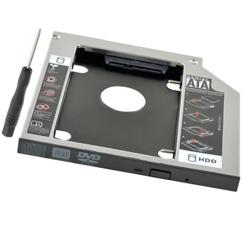 Al 2-lea HDD SATA Hard Disk SSD Caddy pentru MSI GE62VR GT72VR GE72VR GP72VR GL62 GL72 6QD MS-1796 GP62 6QF GUD0N DVD
