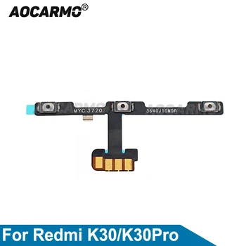 Aocarmo Pentru Xiaomi Redmi K30 Pro 4G/5G Putere Pe Off Butoane de Volum Cheie de Flex Cablu de Reparare piese de schimb