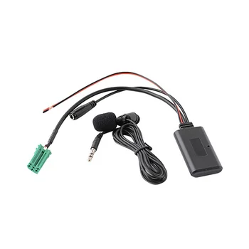 Auto Bluetooth 6pini Mini ISO AUX IN Audio 3.5 MM Jack Microfon Detașabil pentru Renault Updatelist Tunerlist CD Modele