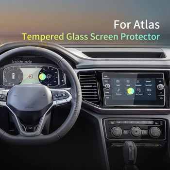 Autocolante auto Ecran Protector Pentru VW Atlas 2024 Sticla Folie Protectoare Ecran de Navigare Auto de Interior Accesorii