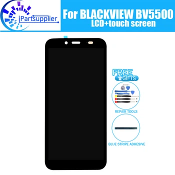 BLACKVIEW BV5500 Display LCD+Touch Screen 100% Originale Testate LCD Digitizer Panou de Sticlă de Înlocuire Pentru BLACKVIEW BV5500