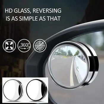 Blind Spot Mirror Pentru Masini de Formă Rotundă de Sticlă HD Blind Spot Mirror Auto la fața Locului Orb Oglinzi cu Unghi Larg Convex Oglinda retrovizoare
