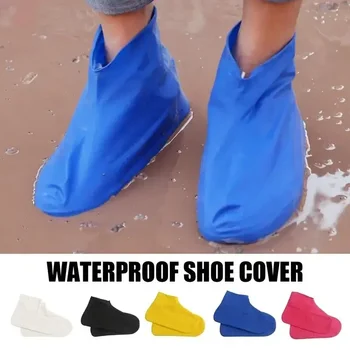 Bărbați Femei Cauciuc Pliabil din Silicon rezistent la apa Copii Refolosibile Capacul Pentru Capace Unisex Adulti Pantofi Non-alunecare de Ploaie în aer liber