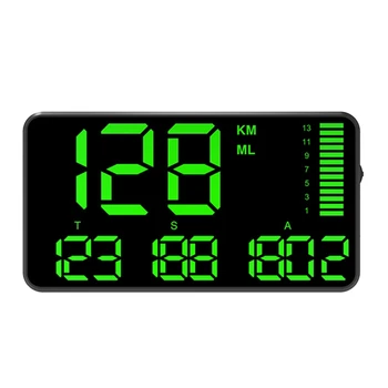 C90 Head-Up Display Altitudine Meter Negru Plastic HUD HUD GPS Speed Meter Accesorii Auto