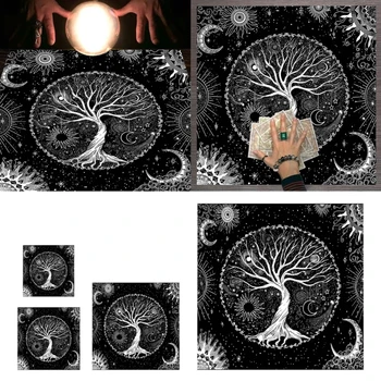 Carte de Tarot Masă Păgâne Spirituală Astrologie Carduri Tampoane de Divinație Altar Pânză 12 Constelații Pentagrama calitate de TOP