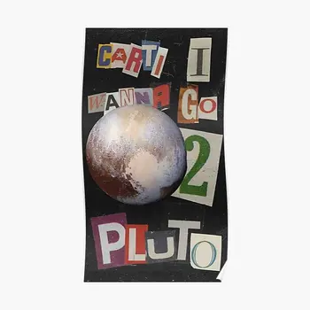 Carti Vreau Sa Merg 2 Pluto Poster Print Decor Acasă Imagine Decor Modern Vintage Pictura Amuzant De Artă Murală Perete Fara Rama