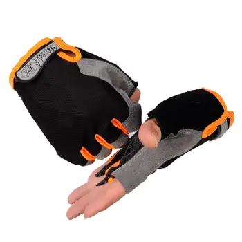 Ciclism non-alunecare de mănuși, încet-impact, respirabil jumătate-deget mănuși, sporturi în aer liber mănuși de plasă Modernizate mountain bike mănuși