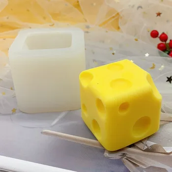 DIY Pătrat Brânză Lumânare Mucegai Silicon Săpun Mucegai Pentru Manual de Aromoterapie Lumânare Rășină de a Face Instrumente de Mașină Acasă Decorare Forma