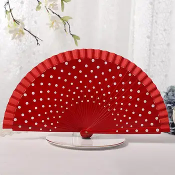 Decorative Fan Durabil Spania Stil Eco-friendly Dot Model Decorativ Fan Alimentare de Origine