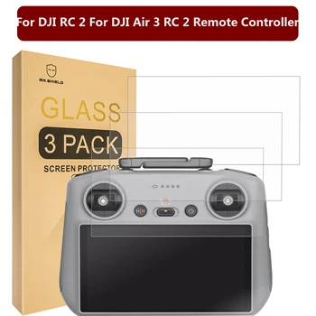Domnul Scut [3-Pack] Ecran Protector Pentru DJI RC 2 Pentru DJI Aer 3 RC 2 Controler de la Distanță [Sticla]