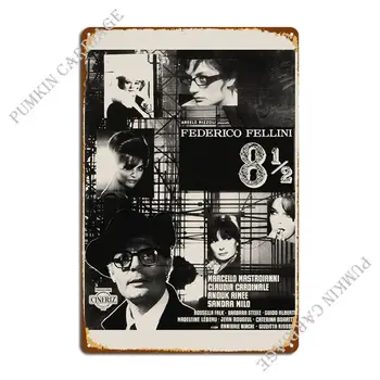Federico Fellini Placa De Metal Imprimare Poster Living Bucatarie Pictura Murala De Perete Decor De Perete Tin Semn Poster