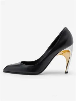 Femei Vara Noua Moda Slim Toc Înalt Sandale pentru Femei Rotund Toe Moda de Nuntă pentru Femei Pantofi Sandale Mare