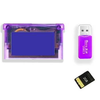 Flash Card Adaptor pentru Gba Cartuș de 2GB Joc Backup Dispozitiv cu USB Flash Drive