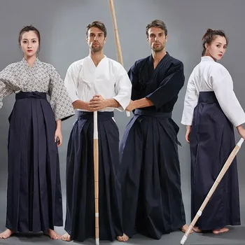 Hakama Calitate Kendo Îmbrăcăminte Costum Și Taekwondo Bărbați În Uniforme Keikogi Hapkido Aikido Arte Mare De Femei Martiale