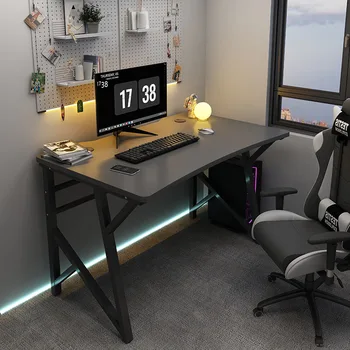 Hooki Desktop-Ul Calculatorului De Birou Mese De Joc Simplu Și Modern, Masa De Birou Dormitor Student Birou Simplu