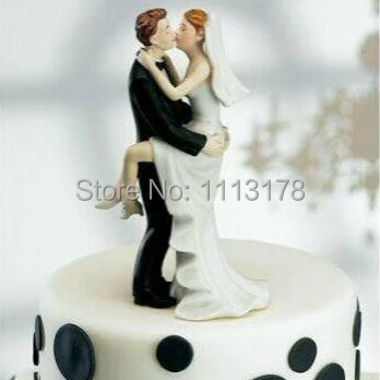 Ieftine toppers tort de nuntă decoratiuni mire și mireasă Figurina tort fân decor saruta cuplu cadou de Ziua Îndrăgostiților 44
