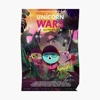 Imaginea Oficială Unicorn Războaie, Tehnologii Informaționale Poster Decor Decor De Perete Camera Pictura Murală Modernă Acasă De Artă De Epocă Nici Un Cadru