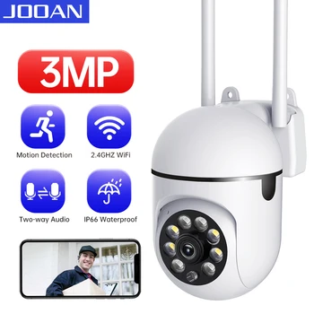 JOOAN 3MP PTZ Camera IP Color Noapte de Urmărire Automată CCTV IP WiFi Camera Camera de Securitate Acasă Camera de Supraveghere Baby Monitor