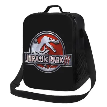 Jurassics Parc Izolate masa de Prânz Sac pentru Femei Dinozaur Imprimare Cooler Termică Bento Box-Office Picnic de Călătorie