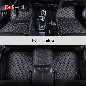 KAHOOL Personalizate Auto Covorase Pentru Infiniti G Coupe sedan G25 G35 G37 Accesorii Auto Piciorul Covor