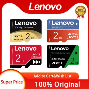 Lenovo 2TB de Memorie Flash Card Micro TF Card SD Class10 1TB 512GB ssd de 128GB, 256GB de Mare Viteză A2 Flash SD Card Pentru Nintendo trece Ps4