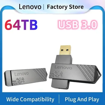 Lenovo USB Flash Drive 64TB Interfață USB 3.0 Capacitatea Reală de 16TB Pen Drive de Mare Viteză Flash Disk 520mb/s Memorie USB Pentru Laptop