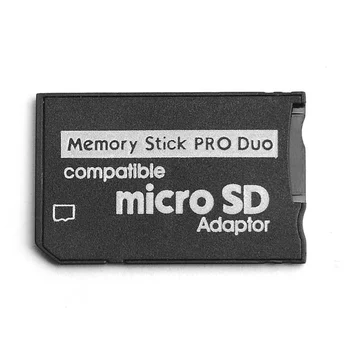 Memory Stick Pro Duo Adaptor Micro-SD/Micro-SDHC TF Card Memory Stick MS Pro Duo Card pentru Sony PSP Card Adaptor