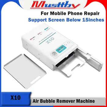 Musttby X10 Ecran LCD Inteligent de Bule Remover Machine Pentru Telefonul Mobil Renovarea Reparații Debubbler Suport Ecran pentru a 15inches