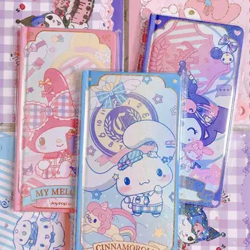 Noi Sanrio Kuromi Cinnamoroll Jurnal Săptămâni Notebook Cu Autocolante Student Mesaj Carte De Notebook-Uri De Desene Animate Data Notepad Carte Premii