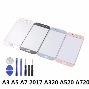 Pentru Samsung Galaxy A3 A5 A7 2017 A320 A520 A720 Senzor Touch Screen Display LCD Digitizer Capac de Sticlă cu Adeziv+Instrumente
