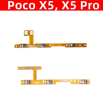 Pentru Xiaomi Poco X5, X5 Pro Powe Butonul De Volum Cablu Flex Power On Off Comutator Volum Cablu Flex Telefon Mobil De Reparații Piese