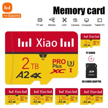 Pentru Xiaomi de Memorie Micro SD TF Card 2TB 1TB Memorie Flash Card Clasa 10 Card SD 512GB ssd de 128GB, 256GB TF Flash Pentru Telefonul Drone Ps4, Ps5