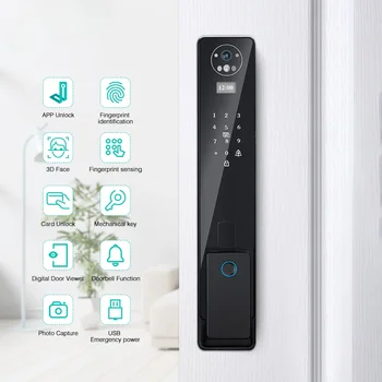 Smart Home Biometrice Wifi amprente Complet Automat de Blocare a Ușii cu Tuya App