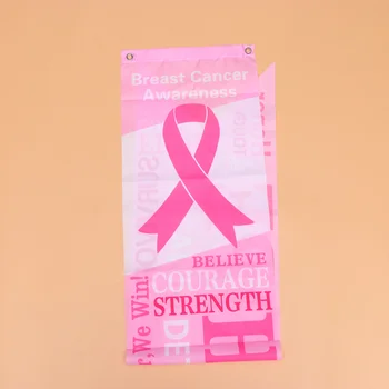 Sănătatea femeilor Bannere Cancerul de Sân Conștientizare Promovarea Bunting Panglica Roz Agățat Steagul