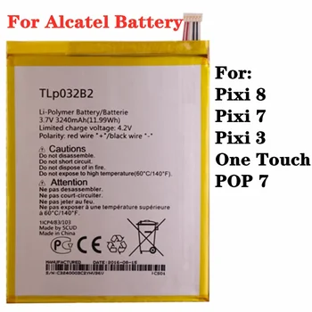 TLp032B2 Pentru ALCATEL Pixi 3 / Pixi 7 / Pixi 8 9006W One touch Pop 7 P310 P310A Bateriei Tabletei OT-9015W OT-P330X TLp032BD Baterie