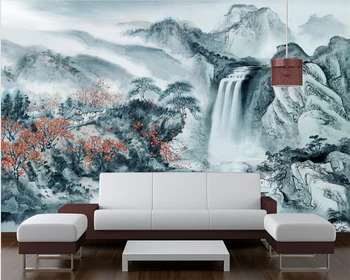 Tapet personalizat 3d home decor mural de cerneală Chineză peisaj de marmură, TV, canapea de fundal picturi murale tapet pentru pereți 3 d