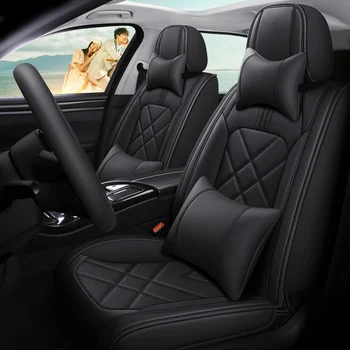 Universal Stil Lux Scaun Auto Capac pentru VW Polo, Golf, Passat CC, Touran Tiguan Toureg Touareg Phaeton T-ROC Accesorii de Interior