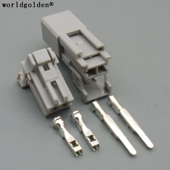Worldgolden 2.2 mm 2P masculin feminin auto conector de sârmă 6098-0239 6098-0240 pentru Nissan Honda portbagaj auto blocare plug