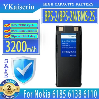 YKaiserin 3200mAh Înlocuire Acumulator BPS-2/BPS-2N/BMS-2S Pentru Nokia 6185 6138 6110 6310I 6210 6310 5180 5170 5160 5150 5185 5165